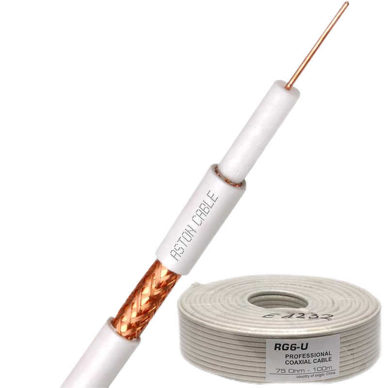 How far can you run a RG6 cable for TV?