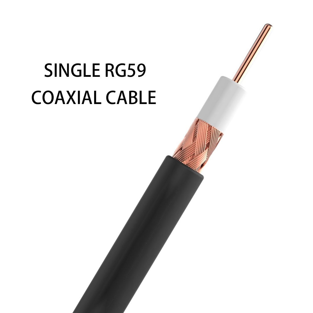 Bare Copper RG59 Coaxial Cable 75Ω 305M Wooden Drum Package