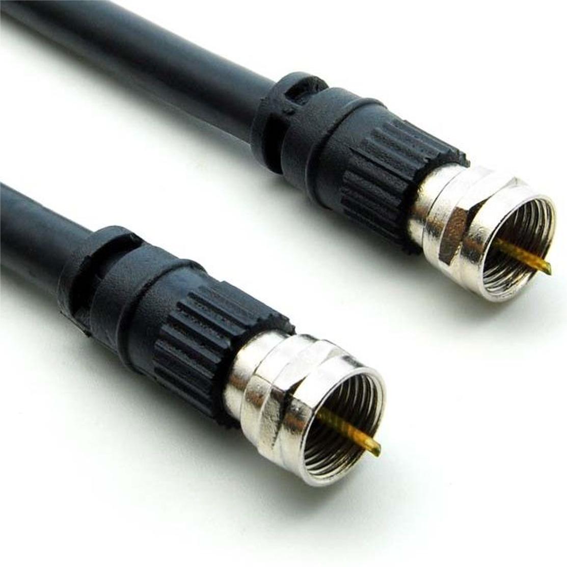 Coaxial cable with f connector & PAL connector