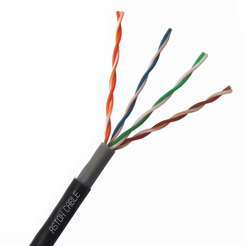DOUBLE JACKETS PVC AND PE CAT5E U/UTP FOR OUTDOOR