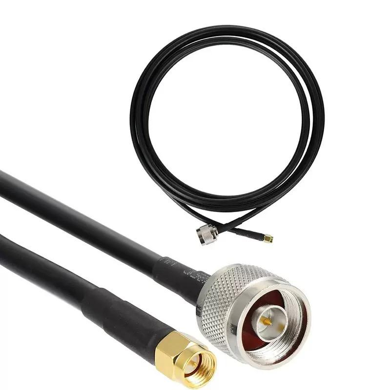 Coaxial cable LMR300 3m-50m high-quality low loss 50 ohm tail fiber jumper SMA male to N male, used for network boosting